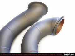 Macht Schnell Catless Track Downpipes - N54 (Ceramic Thermal Coat, 76.2mm (3.00”) )