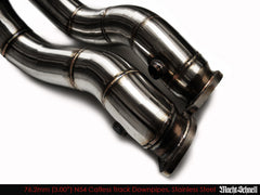 Macht Schnell Catless Track Downpipes - N54 (Stainless Steel, 76.2mm (3.00”) )