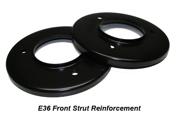 BEVINSEE Front Shock Tower Reinforcement Plates For BMW E46 323i, 325i, 328i, 330i (2002-2006)